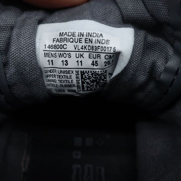 Converse Gray High-Top Athletic Shoes - Picture 9 of 9